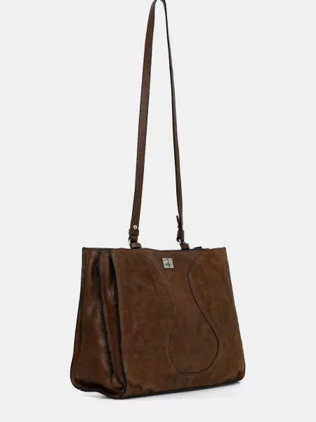 ZADIG&VOLTAIRE torebka zamszowa brązowa