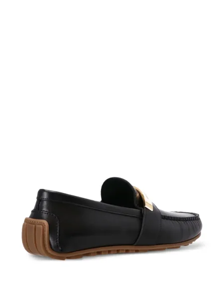 Pantofi loafer Moschino din piele negru