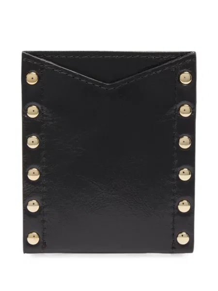 Portofel Lancel din piele cu tepi negru