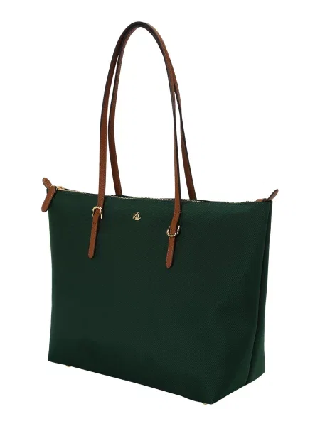 Shopper kabelka Lauren Ralph Lauren zelená