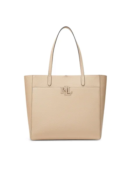 Дамска чанта LAUREN RALPH LAUREN бежово