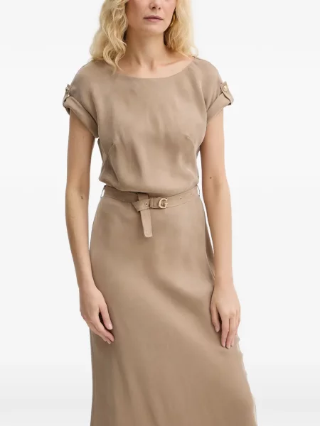 Cu centură rochie midi Guess