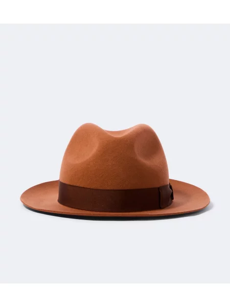Klobúk Borsalino hnedá