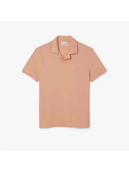Классическое поло Lacoste розовое
