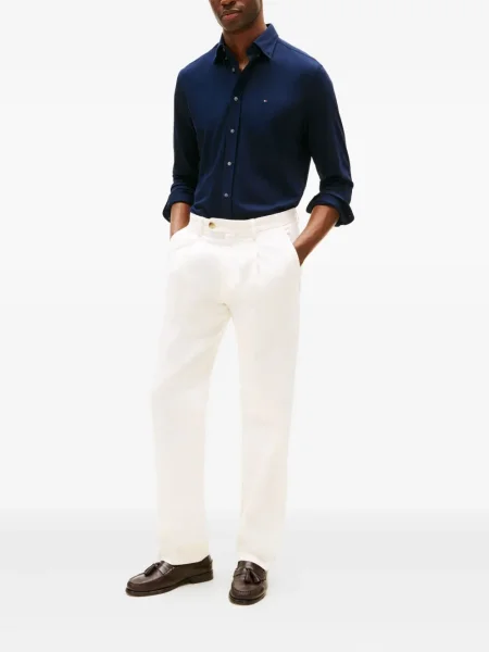 Μακρύς πουκάμισο Tommy Hilfiger μπλε