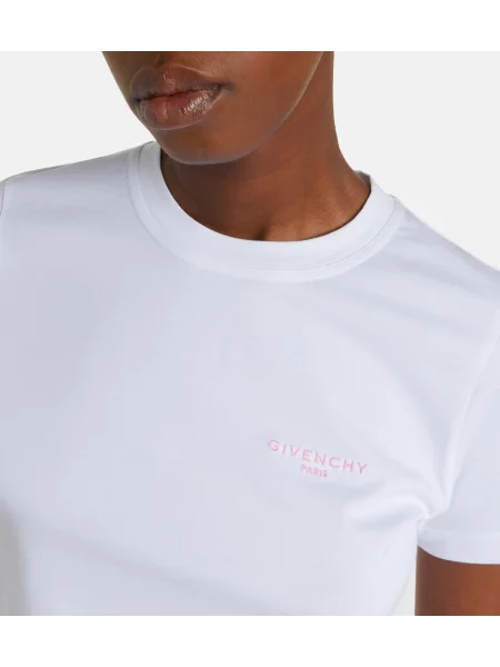 Tricou Givenchy din jerseu alb