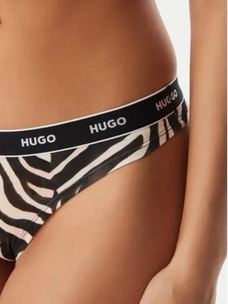 HUGO Tanga szett fekete