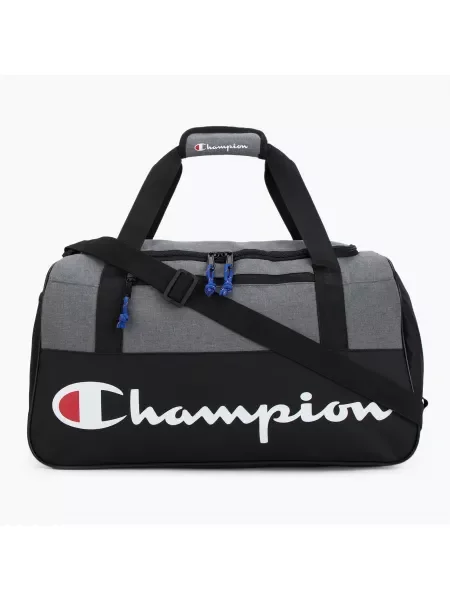 Champion Utility Duffel черна/сива тренировъчна чанта черно