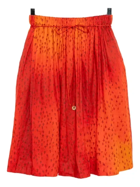 Spódnica Samuel Gui Yang z nadrukiem czerwona