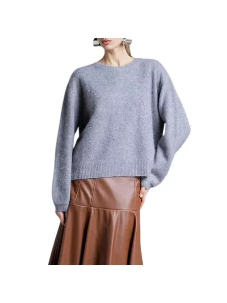 Sweter Kaos wełniany szary