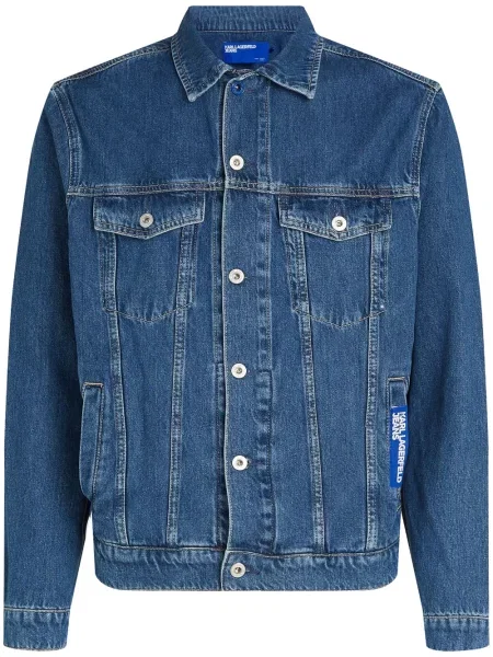 Geacă de blugi Karl Lagerfeld Jeans albastru