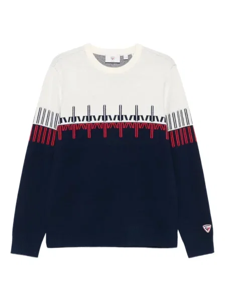 Svetr Rossignol s kulatým výstřihem modrý