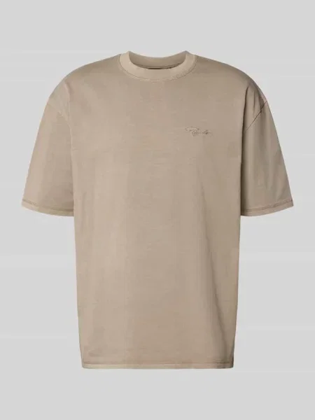 Oversized T-shirt z Wyhaftowane logo Pegador