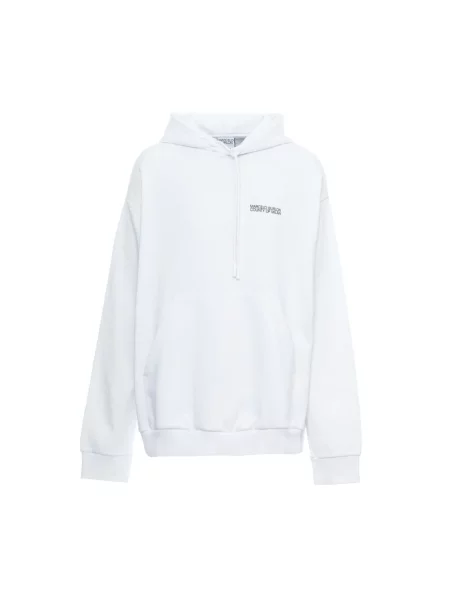 Bluza z kapturem Marcelo Burlon County Of Milan z kapturem biała