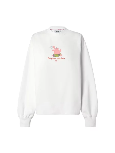 Bluza Gcds z nadrukiem biała