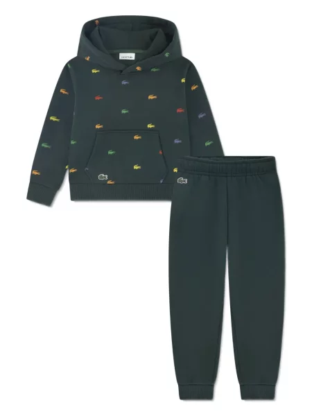 Komplet dresowy dziecięcy Lacoste zielony