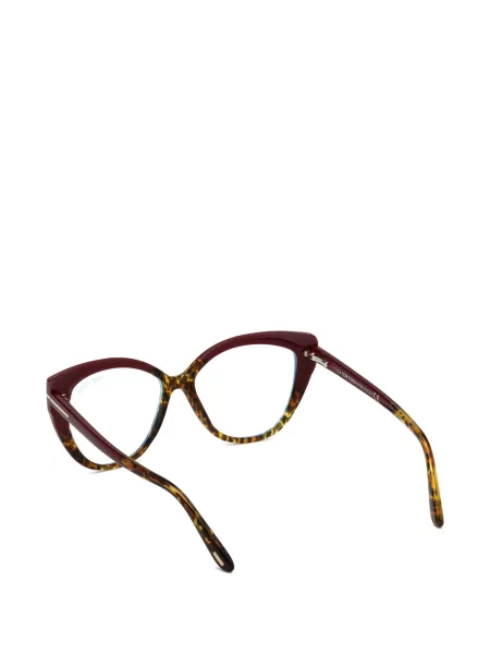 Ochelari de soare Tom Ford Eyewear cu model leopard roșu