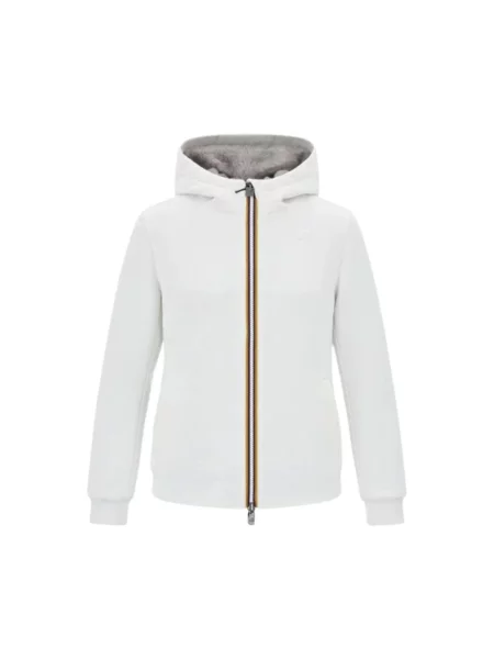 Bluza K-way z futerkiem biała