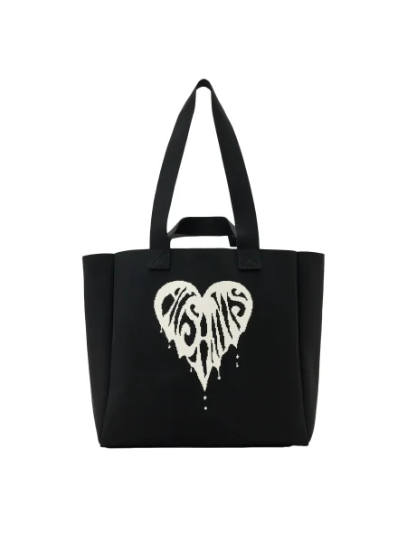 All Saints Geantă shopper IZZY HEART negru