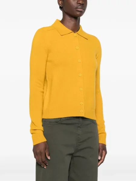 Gulerat cardigan I Blues galben