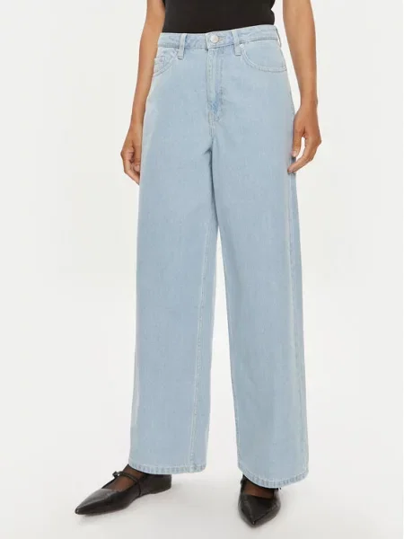 Traperice Foss TT Wide Leg plava