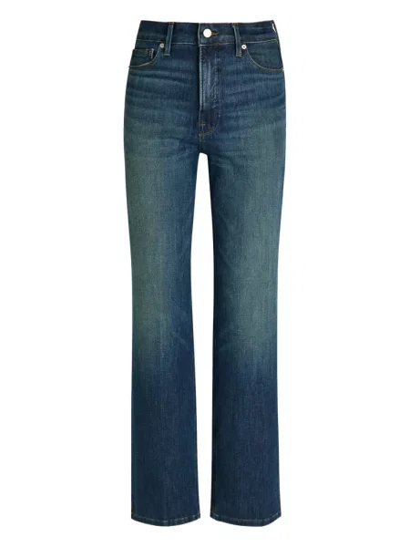 Jeansy Good American niebieskie