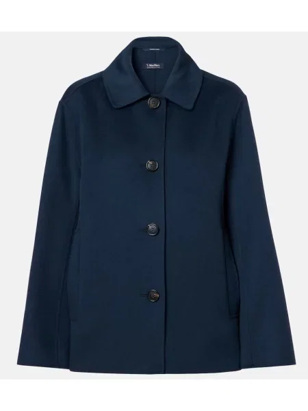 Kurtka S Max Mara wełniana brązowa