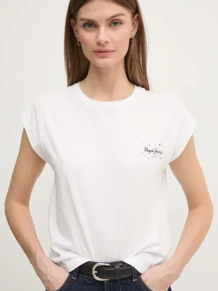 Pepe Jeans tričko LORENA bílé
