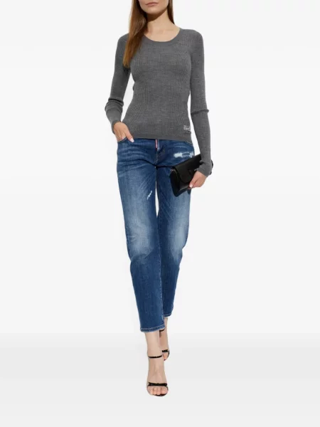 Pulover Dsquared2 de lână gri
