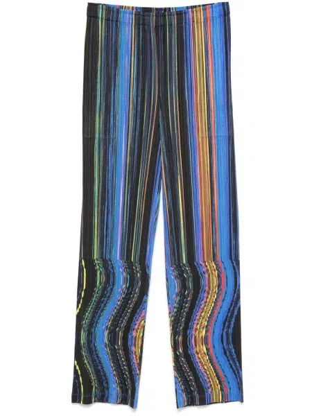 Pantaloni Pleats Please Issey Miyake negru