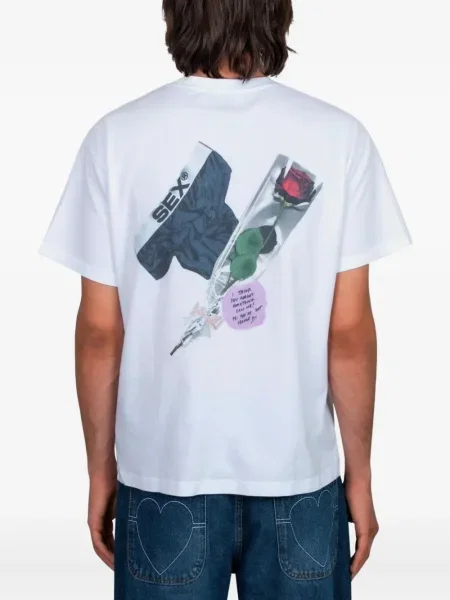Tricou Carne Bollente cu imagine alb