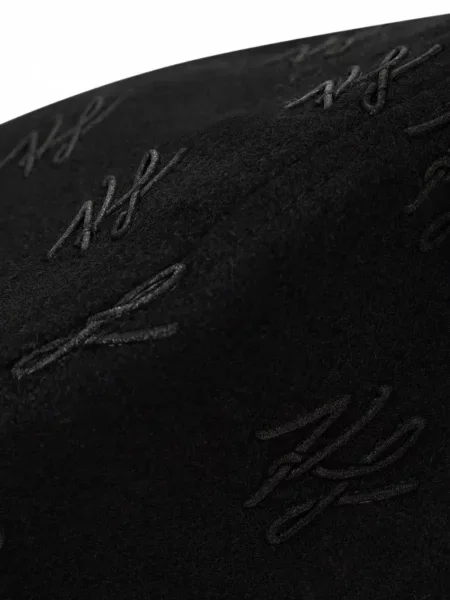 Căciulă Karl Lagerfeld cu autograf negru