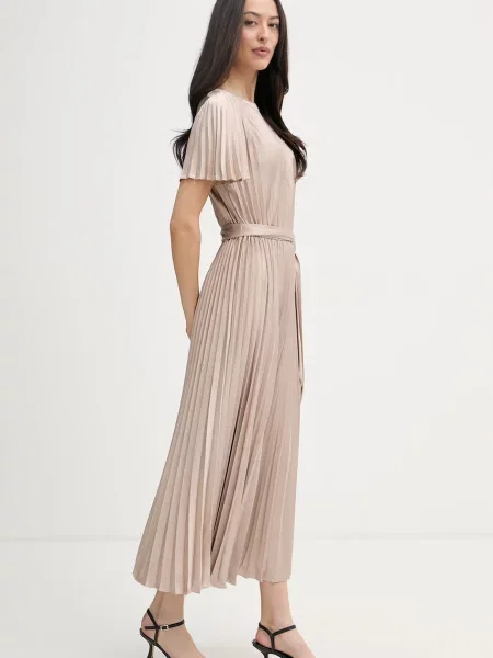 Joseph Ribkoff rochie plisată bej