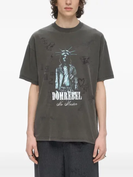 Tricou Domrebel negru