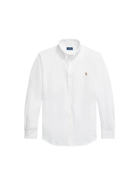 Koszula Polo Ralph Lauren z długim rękawem z twillu biała