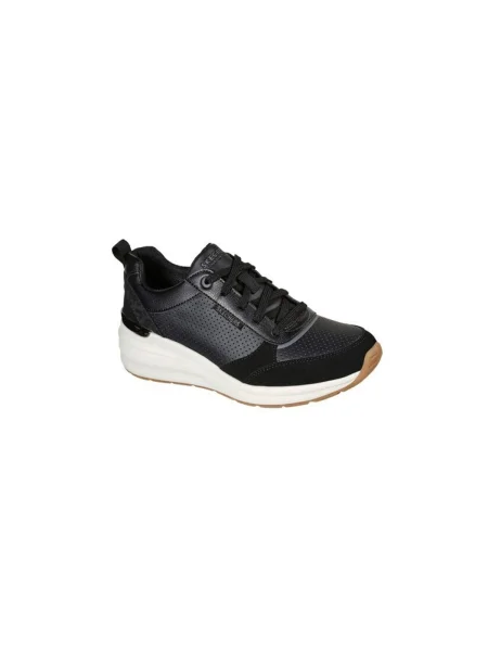 Pöttyös félcipő Skechers fekete