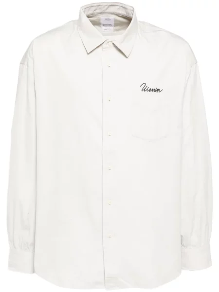 Košile Visvim s výšivkou šedá