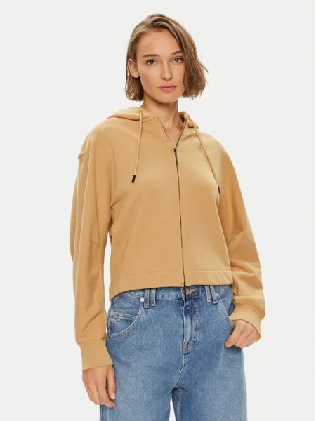 Calvin Klein Bluză Nano Logo bej