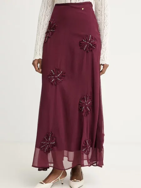 Pedro del Hierro spódnica bordowa