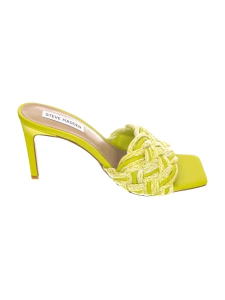 Klapki Steve Madden żółte