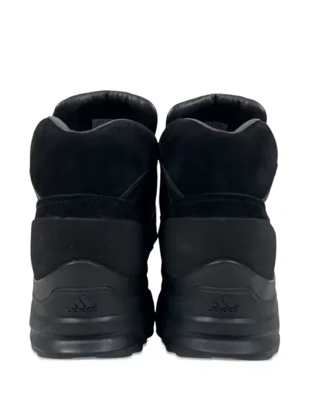 Кожени маратонки Y-3 Adidas с връзки черно