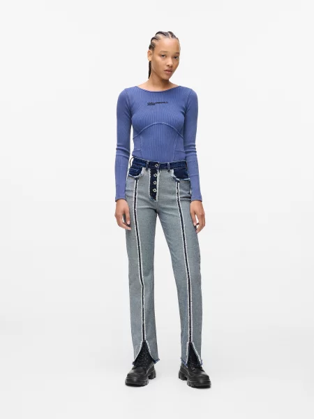 KARL LAGERFELD JEANS Kavbojke svetlo / temno modra