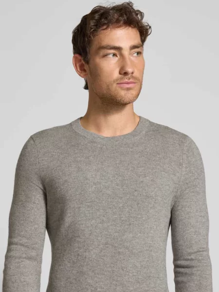 Sweter z dzianiny z mieszanki wełny z domieszką kaszmiru Mcneal