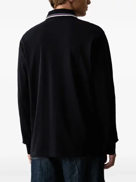 Hosszú pólóing Armani Exchange autogrammal kék