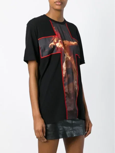 Tricou Givenchy cu imagine negru