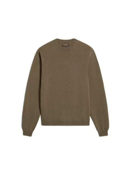Sweter Woolrich wełniany zielony