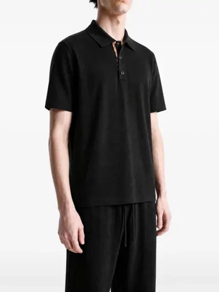 Scurt tricou polo Burberry negru