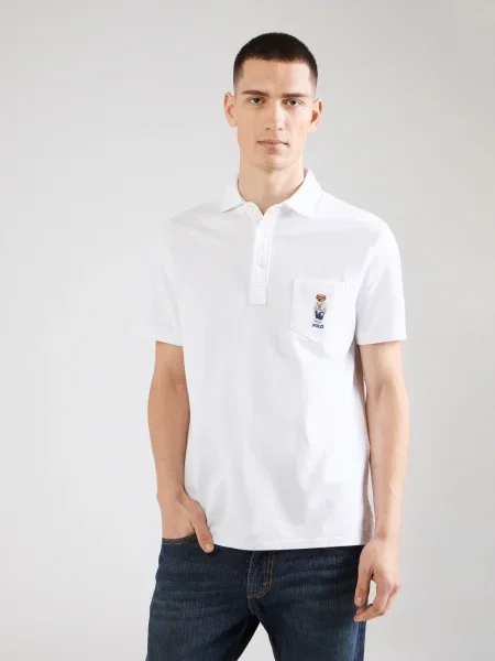 Polo Ralph Lauren Pólóing Custom Fit fehér