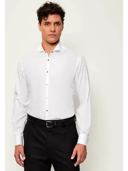 Karl Lagerfeld Cămașă | Modern fit alb