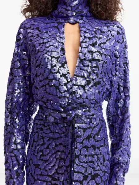 Rochie midi 16arlington până la genunchi de costum violet